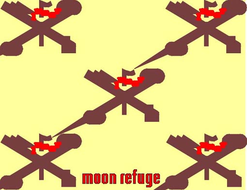 Moon refuge: lunar foxhole