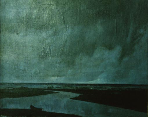The grey day on the Ladoga