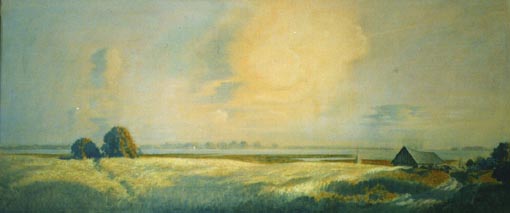 The view of the Chudskoye Lake